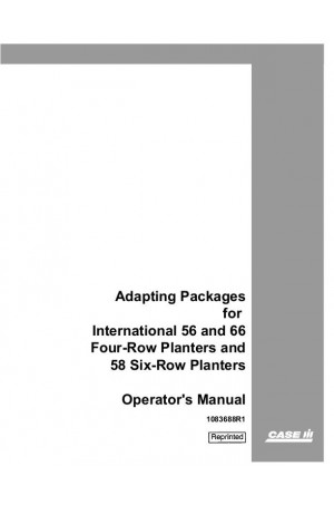 Case IH 56, 66 Operator`s Manual
