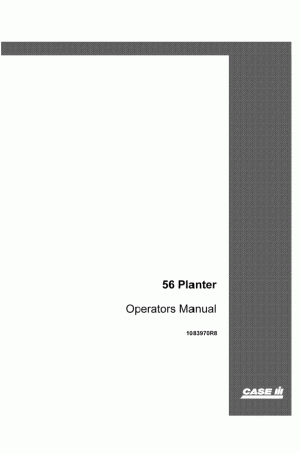 Case IH 56, 6 Operator`s Manual