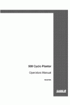 Case IH 500 Operator`s Manual