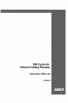 Case IH 800 Operator`s Manual