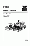 New Holland 309 Operator`s Manual