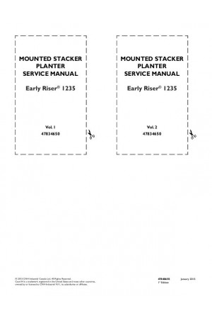 Case IH Early Riser 1235 Service Manual