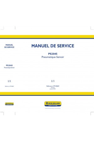 New Holland PS2045 Service Manual