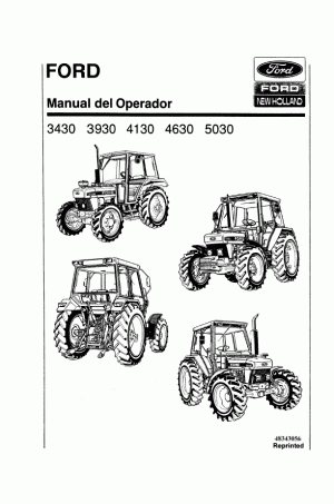 New Holland 5030 Operator`s Manual
