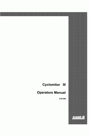 Case IH 400, 500, 800 Operator`s Manual