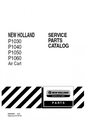 New Holland P1030, P1040, P1050, P1060 Parts Catalog