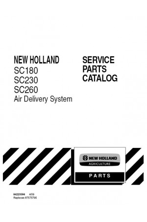 New Holland SC180, SC230, SC260 Parts Catalog