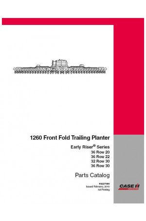 Case IH Early Riser 1260 Parts Catalog