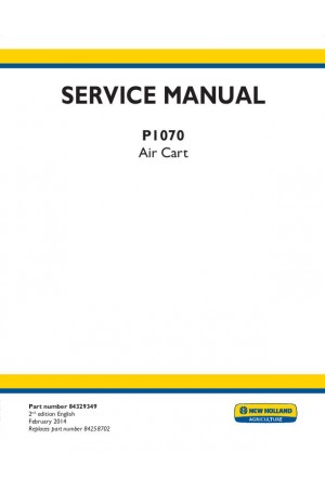 New Holland P1070 Service Manual