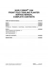 Case IH Early Riser 1250 Service Manual