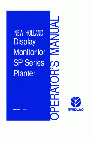 New Holland N/A Operator`s Manual