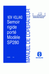 New Holland SP280 Operator`s Manual