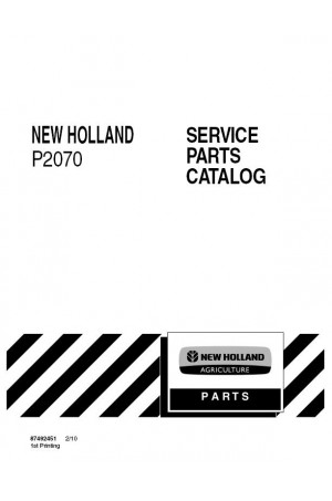 New Holland P2070 Parts Catalog