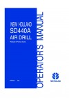 New Holland SD440A Operator`s Manual