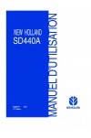 New Holland SD440A Operator`s Manual