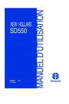 New Holland SD550 Operator`s Manual