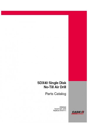 Case IH SDX40 Parts Catalog