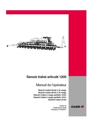 Case IH 1200 Operator`s Manual