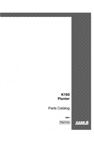 Case IH K160 Parts Catalog