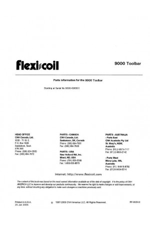 New Holland 9000 Parts Catalog