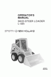 New Holland CE L325 Operator`s Manual