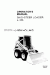 New Holland CE L445 Operator`s Manual