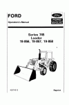 New Holland 19-856, 19-857 Operator`s Manual