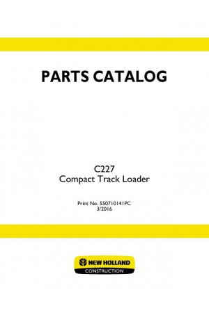 New Holland CE C227 Parts Catalog