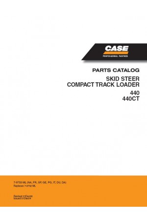 Case 440, 440CT Parts Catalog