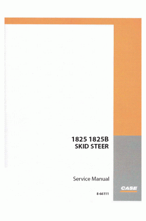 Case 1825, 1825B Service Manual