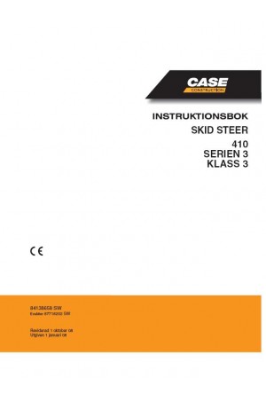 Case 410 Operator`s Manual