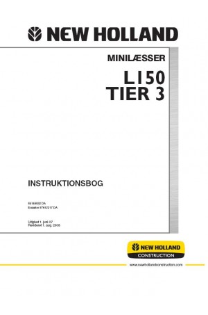 New Holland CE L150 Operator`s Manual