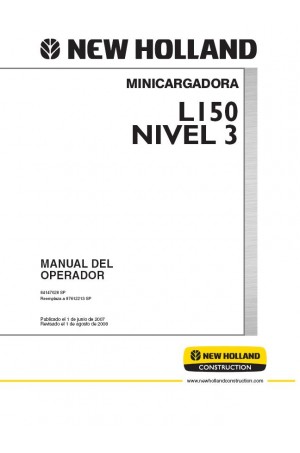 New Holland CE L150 Operator`s Manual