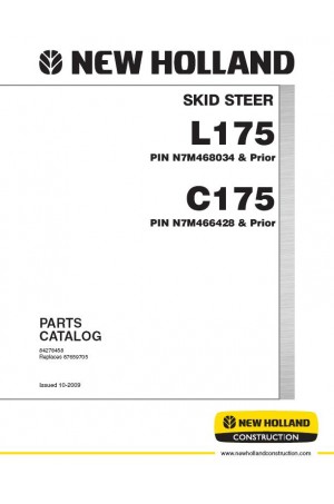 New Holland CE C175, L175 Parts Catalog