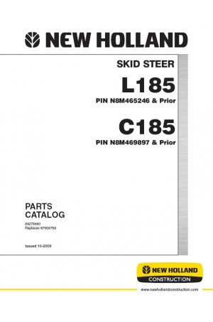 New Holland CE L185 Parts Catalog
