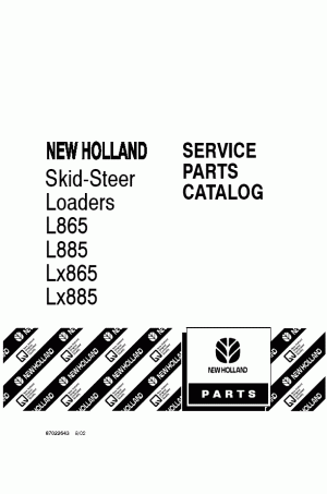 New Holland L865, L885, LX865, LX885 Parts Catalog