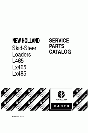 New Holland CE L465, LX465, LX485 Parts Catalog
