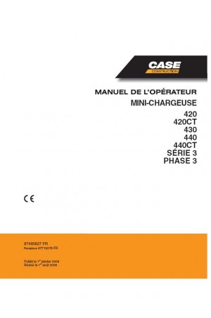 Case 420, 420CT, 430, 440, 440CT Operator`s Manual