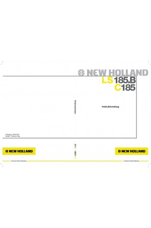New Holland CE C185, LS185B Operator`s Manual