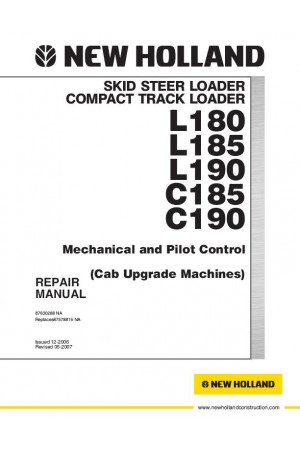 New Holland CE C185, C190, L180, L185, L190 Service Manual