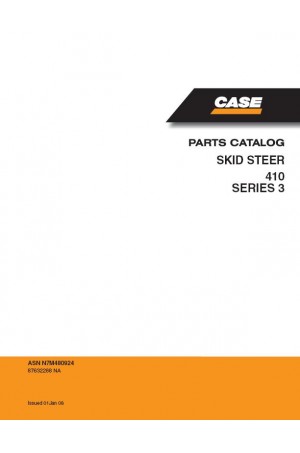Case 3, 410 Parts Catalog