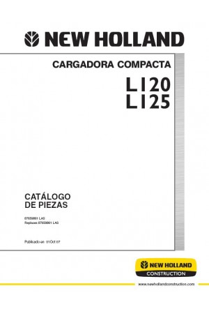 New Holland CE L120, L125 Parts Catalog
