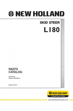 New Holland CE L180 Parts Catalog