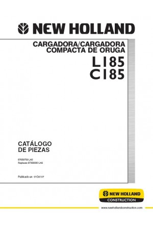 New Holland CE C185, L185 Parts Catalog