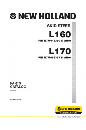 New Holland CE L160, L170 Parts Catalog