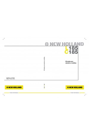 New Holland CE L185 Operator`s Manual