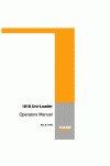 Case 1818 Operator`s Manual
