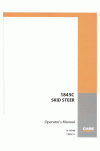 Case 1845C Operator`s Manual