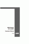 Case B, W9, W9B Operator`s Manual