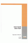 Case 1825, 1825B Operator`s Manual